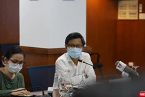 Giám đốc Trung tâm Kiểm soát bệnh tật TP.HCM - BS Nguyễn Trí Dũng cho biết vaccine là vũ khí hữu hiệu chặn đứng sự lây lan COVID-19. Ảnh- Huyền Mai