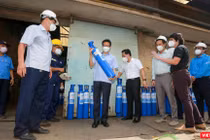 Hôm nay, Phó Thủ tướng Vũ Đức Đam đến thăm và khai trương trạm bơm ôxy Thủ Đức, tiếp sức cho ATM Ô xy chống dịch của TP.HCM