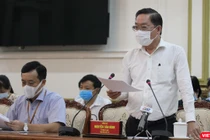 Ông Nguyễn Tấn Bỉnh - Giám đốc Sở Y tế TP.HCM (Ảnh: TTBC) 