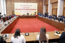 Chủ tịch Quốc hội Vương Đình Huệ phát biểu tại buổi lễ