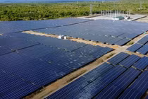 Nhà máy điện mặt trời Nhị Hạ tại Ninh Thuận (Nguồn: Bitexco)