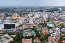 Một góc TP Đà Nẵng nhìn từ trên cao