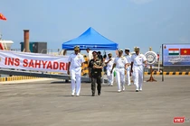 Lực lượng Hải quân Ấn Độ trong chuyến thăm hữu nghị Việt Nam.