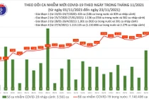Tin COVID-19 hôm nay 23/11: 11.132 ca nhiễm mới, trong đó 6.010 ca trong cộng đồng