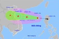 Bão số 5 – Kajiki dự báo giật cấp 15, đổ bộ đất liền dịp chuẩn bị Đại lễ Quốc khánh 2/9
