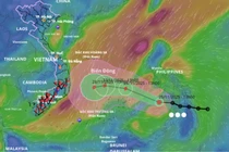 Áp thấp nhiệt đới tiến vào biển Đông, cảnh báo mưa lớn từ Đà Nẵng đến Lâm Đồng