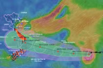 Bão Kalmaegi áp sát biển Đông, gió giật cực mạnh