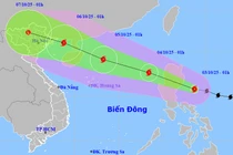 Bão Matmo vào biển Đông hôm nay