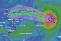 Bão Ragasa tăng cấp rất nhanh, hướng vào Biển Đông