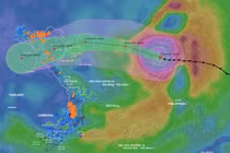 Siêu bão Ragasa sẽ gây mưa lớn đến 400 mm