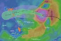 Siêu bão Ragasa sẽ gây mưa lớn đến 400 mm