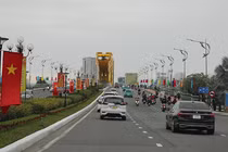 Cầu Rồng (Đà Nẵng) trong những ngày Tết Nguyên đán Ất Tỵ 2025.