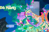 Bản đồ các khu vực xây dựng Khu thương mại tự do Đà Nẵng.