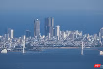 Vịnh Đà Nẵng, nơi dự kiến lấn biển để làm khu đô thị.