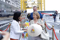 Sáng 1/1/2025, hơn 2.000 du khách quốc tế đến xông đất Đà Nẵng bằng đường tàu biển.