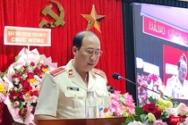 Ông Trần Hoài Nam phát biểu tại lễ công bố quyết định bổ nhiệm Viện trưởng Viện Kiểm sát nhân dân TP Đà Nẵng.