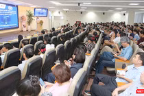 Quang cảnh Hội thảo “Đào tạo kỹ năng truyền thông dành cho chuyên gia y tế tạo ảnh hưởng xã hội” diễn ra tại TP Huế.