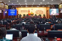 Quang cảnh tại Kỳ họp thứ 4 (kỳ họp chuyên đề), HĐND TP Đà Nẵng diễn ra sáng 11/11.