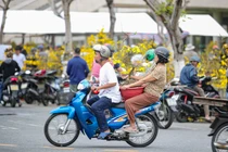 Chở Xuân về nhà