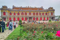 Điện Kiến Trung - ngôi đại điện độc đáo bậc nhất Đại nội Huế đã được trùng tu với vẻ đẹp tuyệt mỹ (Ảnh Đức Trung)