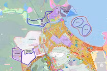 Bản đồ quy hoạch vị trí chọn xây dựng Khu thương mại tự do Đà Nẵng