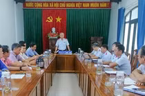 Chánh Thanh tra tỉnh Quảng Nam Nguyễn Đức Tiến phát biểu tại buổi công bố quyết định thanh tra