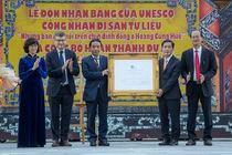 UBND tỉnh Thừa Thiên Huế tổ chức Lễ đón nhận Bằng công nhận Di sản tư liệu khu vực châu Á - Thái Bình Dương của UNESCO dành cho “Những bản đúc nổi trên chín đỉnh đồng ở Hoàng cung Huế”.