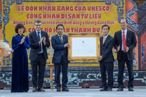 UBND tỉnh Thừa Thiên Huế tổ chức Lễ đón nhận Bằng công nhận Di sản tư liệu khu vực châu Á - Thái Bình Dương của UNESCO dành cho “Những bản đúc nổi trên chín đỉnh đồng ở Hoàng cung Huế”.
