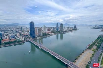 Một góc TP Đà Nẵng nhìn từ trên cao