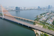 Một góc TP Đà Nẵng nhìn từ trên cao
