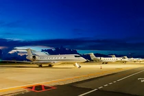 Loạt siêu máy bay huyền thoại của Gulfstream xuất hiện ở sân bay Đà Nẵng