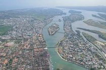 Một góc Hội An nhìn từ trên cao