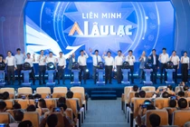 Hơn 20 thành viên đầu tiên của Liên minh AI Âu Lạc tại lễ ra mắt.