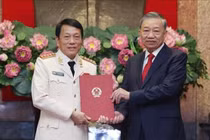 Ông Lương Tam Quang và Nguyễn Tân Cương được thăng hàm Đại tướng