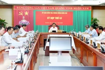 Kỳ họp thứ 43 của Ủy ban Kiểm tra Trung ương (Ảnh: UBKTTW).