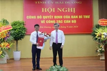 Thiếu tướng Lê Ngọc Châu được Ban Bí thư điều động, chỉ định tham gia Ban Chấp hành, Ban Thường vụ và giữ chức danh Phó Bí thư Tỉnh ủy Hải Dương.