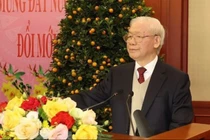 Tổng Bí thư Nguyễn Phú Trọng chúc Tết Nguyên đán Giáp Thìn 2024.