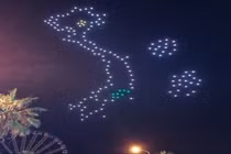 Với 2.024 drones – tượng trưng cho năm 2024, đây sẽ là màn trình diễn nhiều drone nhất trong khu vực đến thời điểm hiện tại (Ảnh minh họa)