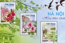 Các loài hoa giới thiệu trong bộ tem được phỏng theo lời bài hát "Hà Nội 12 mùa hoa" của nhạc sĩ Giáng Son.