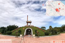 Giao diện chính của hệ thống VR-360 Cụm di tích quốc gia đặc biệt Thành Cổ Quảng Trị