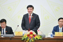 Tổng Thư ký Quốc hội, Chủ nhiệm Văn phòng Quốc hội Bùi Văn Cường chủ trì họp báo về dự kiến Chương trình Kỳ họp thứ 7, Quốc hội khóa XV.