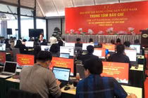 Một buổi tác nghiệp của các cơ quan báo chí. Ảnh minh hoạ.