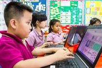 Công tác truyền thông về trẻ em được đổi mới, việc thông tin, tuyên truyền trên môi trường mạng được chú trọng. Ảnh minh hoạ.