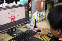 Các công đoạn sản xuất hoạt hình Wolfoo được thực hiện bởi ê-kíp sáng tạo người Việt.