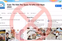 Cảnh báo giả mạo fanpage Cuộc thi Viết thư quốc tế UPU để lừa đảo