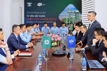 Ông Hoàng Việt Anh, Chủ tịch FPT Digital phát biểu tại lễ ký kết tư vấn chuyển đổi số cho Công ty Cổ phần Container Việt Nam
