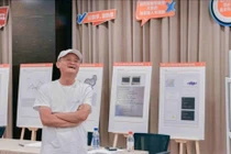 Jack Ma xuất hiện tại cuộc thi toán học thường niên của Alibaba (ảnh: SCMP)