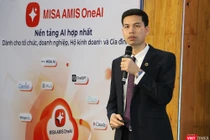 Ông Lê Hồng Quang, Tổng giám đốc MISA tại buổi ra mắt giải pháp MISA AMIS OneAI