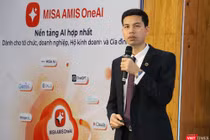Ông Lê Hồng Quang, Tổng giám đốc MISA tại buổi ra mắt giải pháp MISA AMIS OneAI