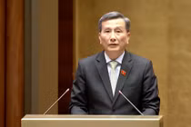 Ông Lê Quang Huy phát biểu tại kỳ họp thứ tư Quốc hội khoá XV